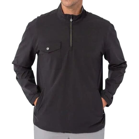 Linksoul Men's Boardwalker Half Zip Windbreaker Golf Outdoor Athletic Size S NWT - Picture 1 of 11